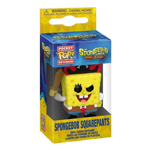 FUNKO POP! KEYCHAIN: BOB ESPONJA LA PELÍCULA - BOB ESPONJA PIRATA