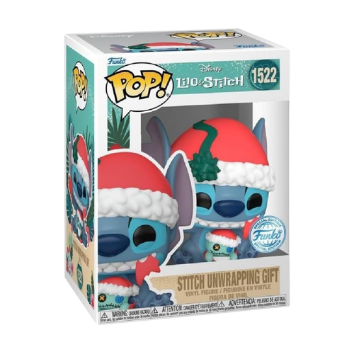FUNKO POP! LILO & STITCH - STITCH DESENVOLVIENDO REGALO (EDICIÓN ESPECIAL)
