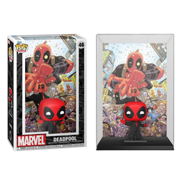 FUNKO POP! COMIC COVER MARVEL: DEADPOOL CON TRAJE NEGRO