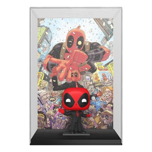 FUNKO POP! COMIC COVER MARVEL: DEADPOOL CON TRAJE NEGRO