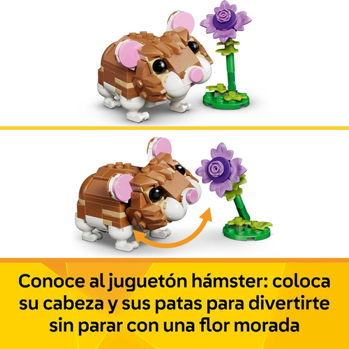 LEGO CREATOR 3EN1 - LINDO HÁMSTER CON FLOR