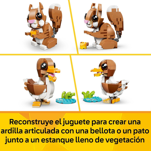 LEGO CREATOR 3EN1: SIMPÁTICOS ANIMALES - CACHORRO JUGUETÓN
