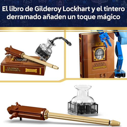 LEGO HARRY POTTER – DUENDECILLO DE CORNUALLES CON LIBRO Y VARITA DE GILDEROY LOCKHART
