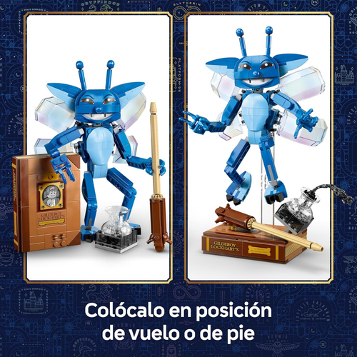 LEGO HARRY POTTER – DUENDECILLO DE CORNUALLES CON LIBRO Y VARITA DE GILDEROY LOCKHART