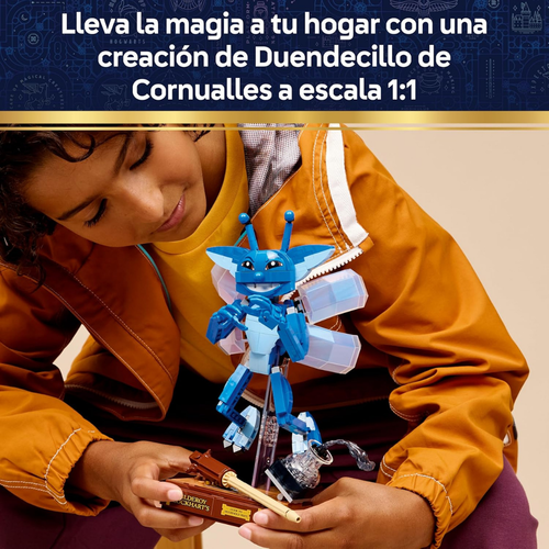 LEGO HARRY POTTER – DUENDECILLO DE CORNUALLES CON LIBRO Y VARITA DE GILDEROY LOCKHART