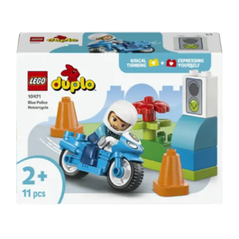 LEGO DUPLO - MOTO DE POLICÍA AZUL