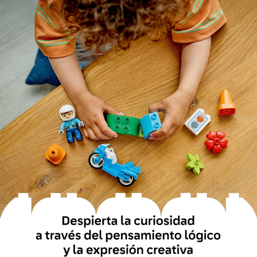 LEGO DUPLO - MOTO DE POLICÍA AZUL