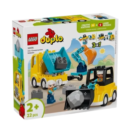 LEGO DUPLO - VEHÍCULOS DE CONSTRUCCIÓN 3 EN 1