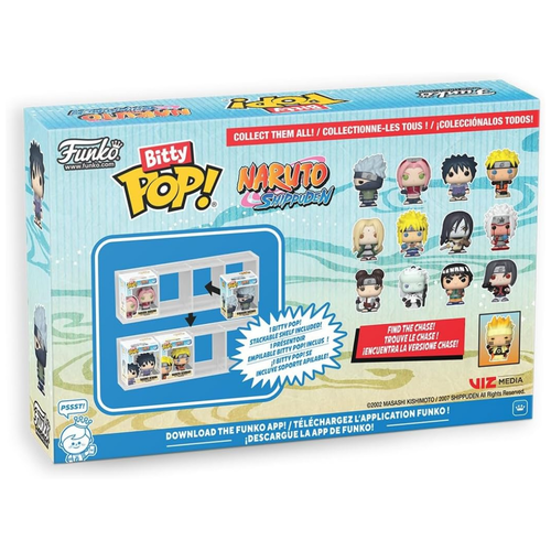FUNKO BITTY POP! NARUTO SHIPPUDEN TEAM 2 (PACK 4)