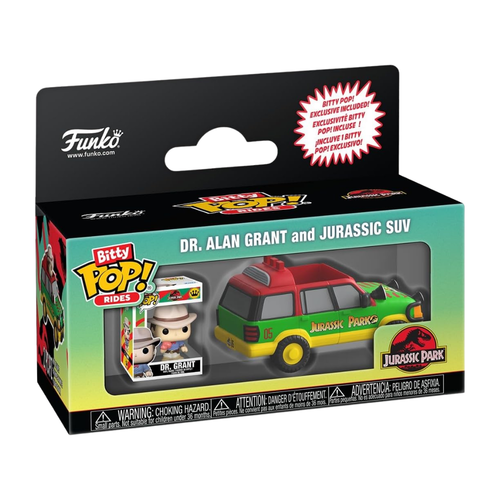 FUNKO BITTY POP! RIDES: JURASSIC PARK - JURASSIC SUV