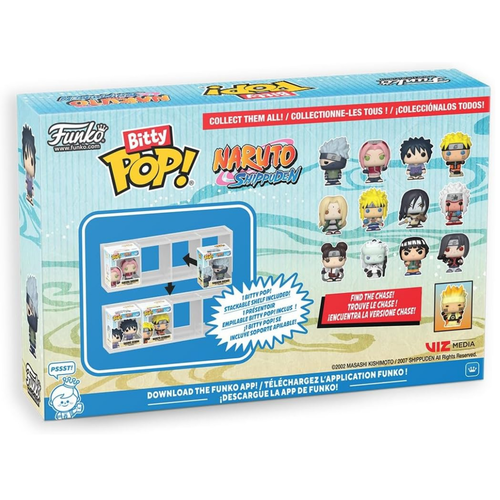 FUNKO BITTY POP! NARUTO SHIPPUDEN BATTLES (PACK 4)