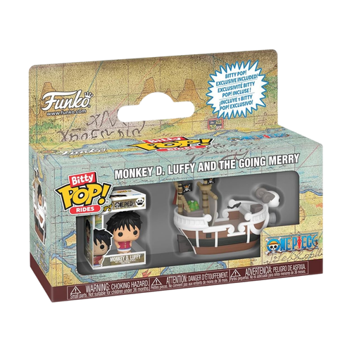 FUNKO BITTY POP! RIDES ONE PIECE - LUFFY CON EL GOING MERRY