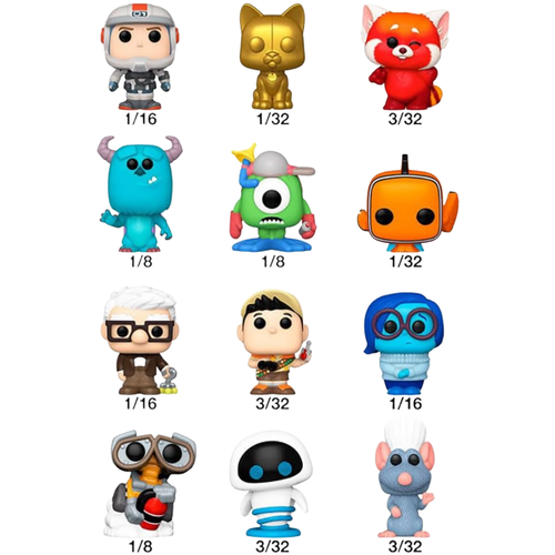 FUNKO BITTY POP! DISNEY: PIXAR - PACK DE 5 SOBRES SORPRESA