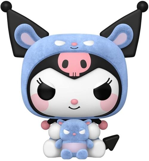 FUNKO POP! SANRIO: KUROMI FRIEND COSPLAY (FLOCKED)