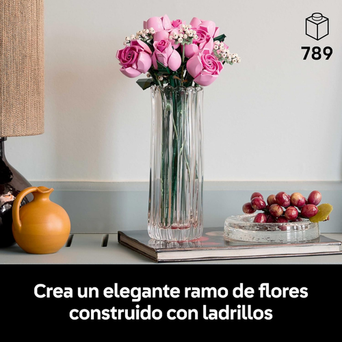 LEGO BOTANICALS - RAMO DE ROSAS ROSADAS