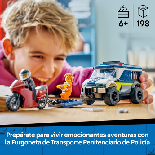 LEGO CITY - FURGONETA DE TRANSPORTE PENITENCIARIO DE POLICÍA