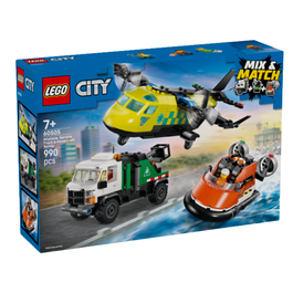 LEGO CITY - REMIX: AVIÓN, CAMIÓN TÉCNICO Y AERODESLIZADOR