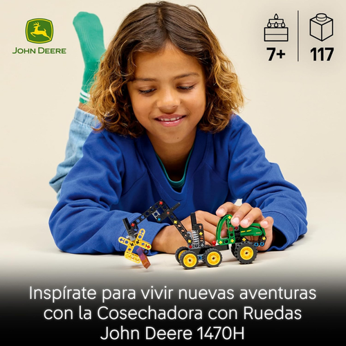 LEGO TECHNIC - COSECHADORA CON RUEDAS JOHN DEERE 1470H