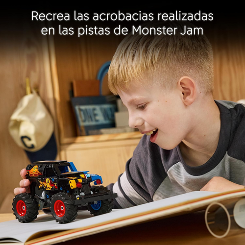 LEGO TECHNIC: MONSTER JAM - GRAVE DIGGER FUEGO Y HIELO
