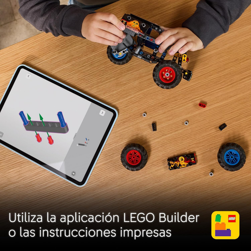 LEGO TECHNIC: MONSTER JAM - GRAVE DIGGER FUEGO Y HIELO