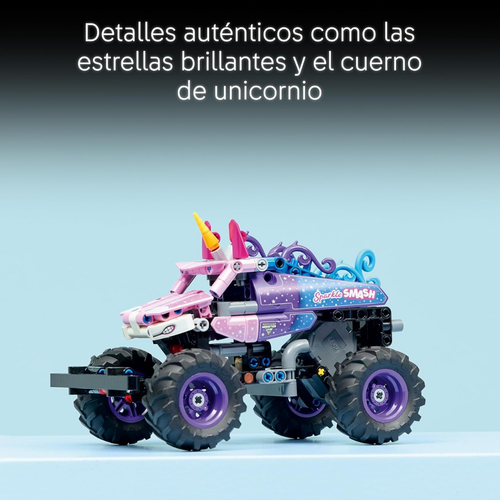 LEGO TECHNIC: MONSTER JAM - SPARKLE SMASH CON MOTOR DE CARGA MANUAL