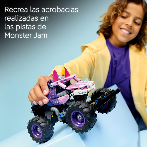 LEGO TECHNIC: MONSTER JAM - SPARKLE SMASH CON MOTOR DE CARGA MANUAL