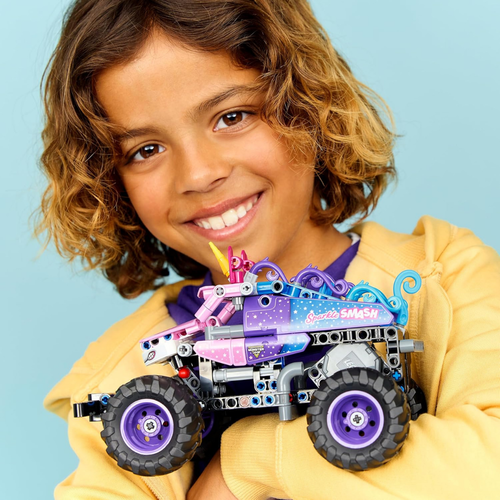 LEGO TECHNIC: MONSTER JAM - SPARKLE SMASH CON MOTOR DE CARGA MANUAL