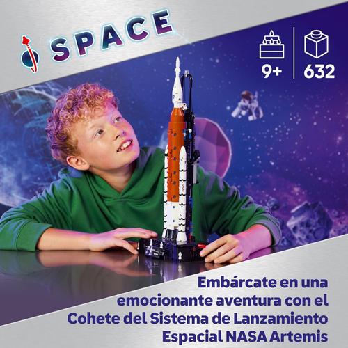 LEGO TECHNIC - COHETE DEL SISTEMA DE LANZAMIENTO ESPACIAL NASA ARTEMIS