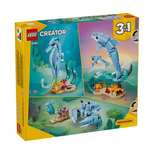 LEGO CREATOR 3EN1 - ANIMALES MARINOS: HERMOSOS DELFINES