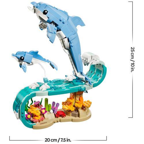 LEGO CREATOR 3EN1 - ANIMALES MARINOS: HERMOSOS DELFINES