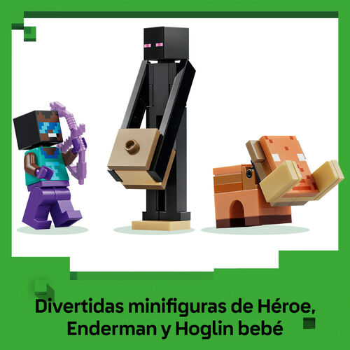 LEGO MINECRAFT - EL VIAJE POR EL NETHER Y EL PORTAL AL END