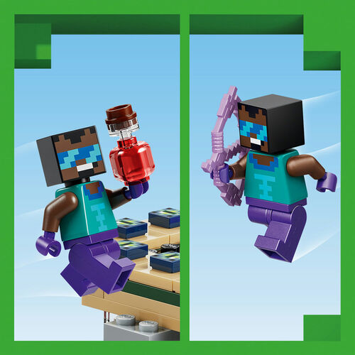 LEGO MINECRAFT - EL VIAJE POR EL NETHER Y EL PORTAL AL END