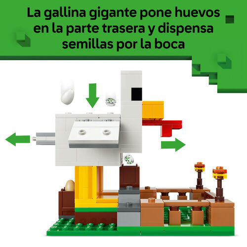 LEGO MINECRAFT - LA GRANJA DE GALLINAS