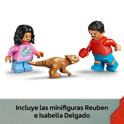 LEGO JURASSIC WORLD – HUIDA EN TODOTERRENO Y RAPTOR AL ACECHO