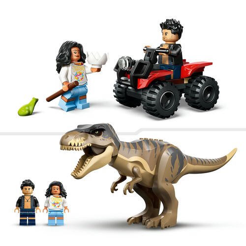 LEGO JURASSIC WORLD – HUIDA POR EL RÍO Y T. REX A LA CAZA