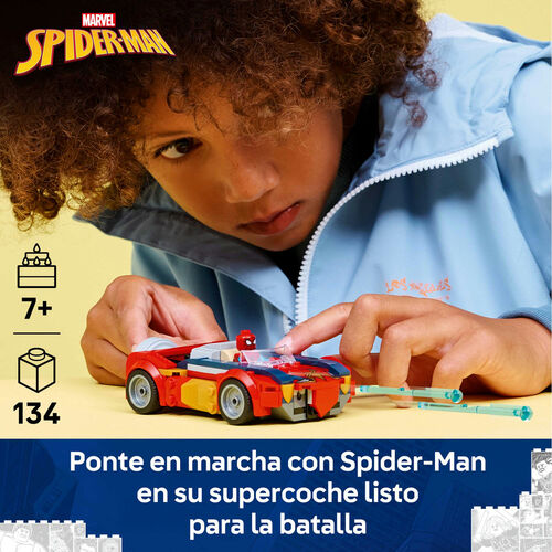 LEGO MARVEL - COCHE DE SPIDER-MAN VS LOBEZNO VENOMIZADO