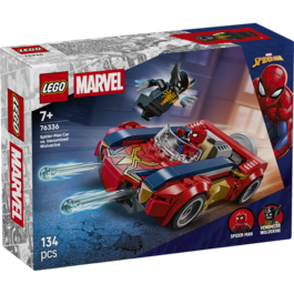 LEGO MARVEL - COCHE DE SPIDER-MAN VS LOBEZNO VENOMIZADO