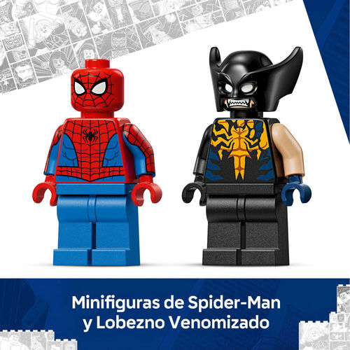 LEGO MARVEL - COCHE DE SPIDER-MAN VS LOBEZNO VENOMIZADO