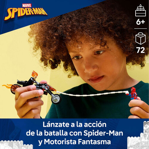 LEGO MARVEL - SPIDER-MAN VS MOTO DEL MOTORISTA FANTASMA