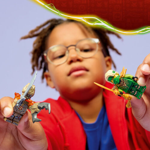 LEGO NINJAGO - SPINNER LLOYD VS. MONSTRUO DE TIERRA