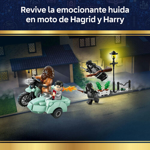 LEGO HARRY POTTER - HAGRID Y HARRY: HUIDA DE PRIVET DRIVE