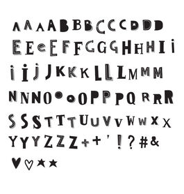 LETRAS PARA CAJA DE LUZ FUNKY BLACK