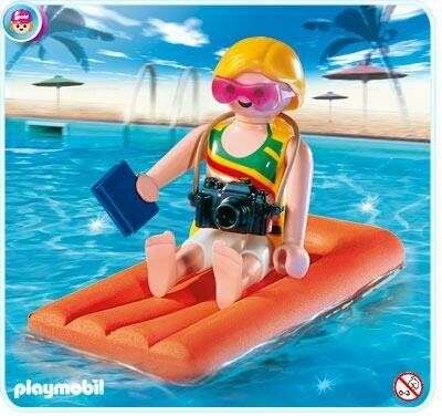 PLAYMOBIL - TURISTA CON COLCHONETA