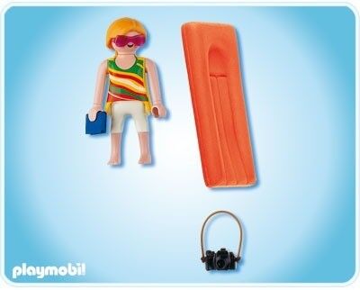 PLAYMOBIL - TURISTA CON COLCHONETA