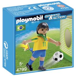 PLAYMOBIL - JUGADOR DE FÚTBOL BRASIL