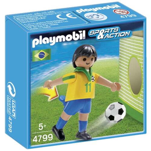 PLAYMOBIL - JUGADOR DE FTBOL BRASIL