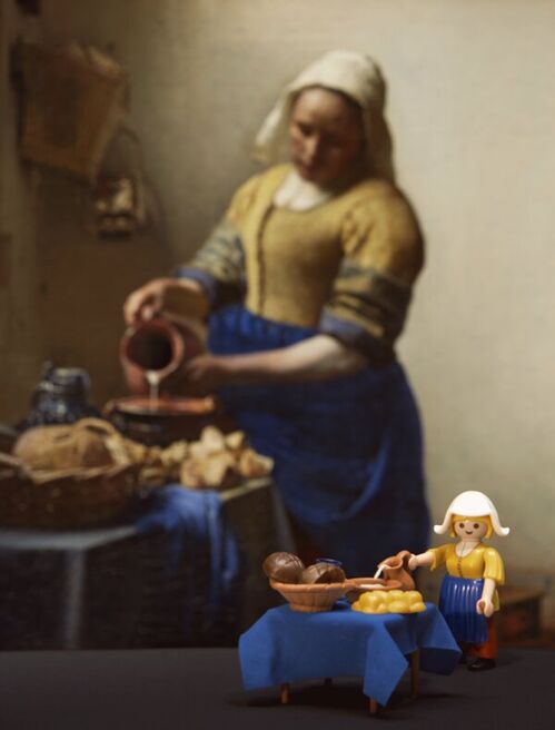 PLAYMOBIL - LA LECHERA (THE MILKMAID) DE JOHANNES VERMEER