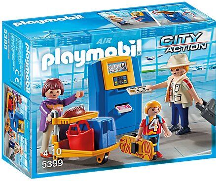 PLAYMOBIL - FAMILIA Y MQUINA DE REGISTRO AUTOMTICO