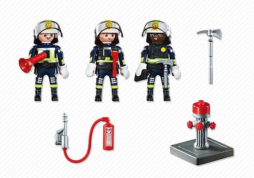 PLAYMOBIL - EQUIPO DE BOMBEROS