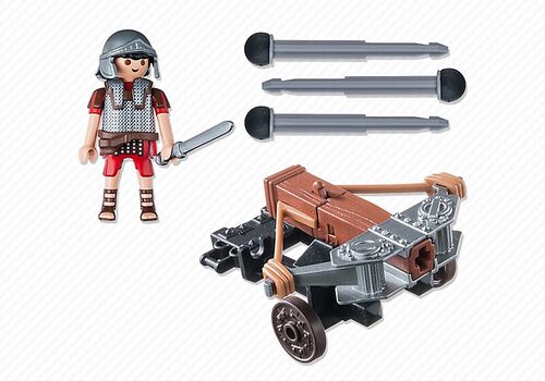 PLAYMOBIL - LEGIONARIO CON CATAPULTA